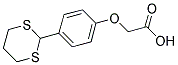 [4-(1,3-DITHIAN-2-YL)PHENOXY]ACETIC ACID 结构式