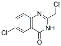 6-CHLORO-2-(CHLOROMETHYL)QUINAZOLIN-4(3H)-ONE 结构式