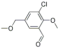 3-CHLORO-2-METHOXY-5-(METHOXYMETHYL)-BENZALDEHYDE 结构式