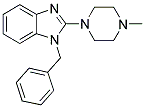 1-BENZYL-2-(4-METHYL-PIPERAZIN-1-YL)-1H-BENZOIMIDAZOLE 结构式