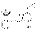 (R)-2-TERT-BUTOXYCARBONYLAMINO-4-(2-TRIFLUOROMETHYL-PHENYL)-BUTYRIC ACID 结构式