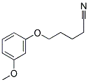 5-(3-METHOXYPHENOXY)PENTANENITRILE 结构式