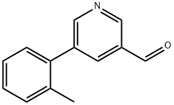 5-(邻甲苯基)烟醛 结构式