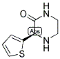 (R)-3-THIOPHEN-2-YL-PIPERAZIN-2-ONE 结构式