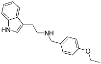 N-(4-ETHOXYBENZYL)-2-(1H-INDOL-3-YL)ETHANAMINE 结构式