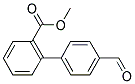 METHYL 4'-FORMYL[1,1'-BIPHENYL]-2-CARBOXYLATE 结构式