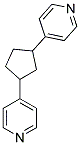 1,3-二(吡啶-4-基)环戊烷 结构式