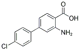 [1,1'-BIPHENYL]-4-CARBOXYLIC ACID, 3-AMINO-4'-CHLORO- 结构式