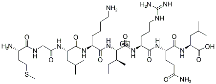 MET-GLY-LEU-LYS-ILE-ARG-GLN-LEU: MGLKIRQL 结构式