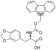 (R)-3-BENZO[1,3]DIOXOL-5-YL-2-(9H-FLUOREN-9-YLMETHOXYCARBONYLAMINO)-PROPIONIC ACID 结构式