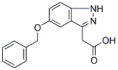 (5-BENZYLOXY-1H-INDAZOL-3-YL)-ACETIC ACID 结构式