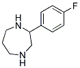 2-(4-FLUORO-PHENYL)-[1,4]DIAZEPANE 结构式