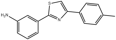 3-(4-P-TOLYL-THIAZOL-2-YL)-PHENYLAMINE 结构式