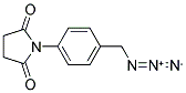 1-[4-(AZIDOMETHYL)PHENYL]-2,5-PYRROLIDINEDIONE 结构式