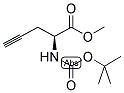 N-BOC-PROPARGYLGLYCINE METHYL ESTER 结构式