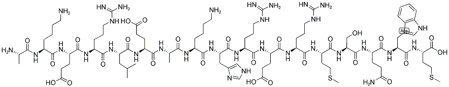 BETA-AMYLOID/A4 PROTEIN PRECURSOR 770 (394 - 410) 结构式