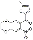 (5-METHYL-FURAN-2-YL)-(7-NITRO-2,3-DIHYDRO-BENZO[1,4]DIOXIN-6-YL)-METHANONE 结构式