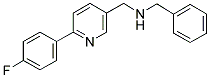 N-BENZYL-1-[6-(4-FLUOROPHENYL)PYRIDIN-3-YL]METHANAMINE 结构式