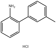 3'-甲基-[1,1'-联苯]-2-胺盐酸盐 结构式