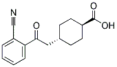 TRANS-4-[2-(2-CYANOPHENYL)-2-OXOETHYL]CYCLOHEXANE-1-CARBOXYLIC ACID 结构式