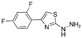 [4-(2,4-Difluoro-phenyl)-thiazol-2-yl]-hydrazine 结构式