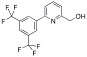 (6-[3,5-BIS(TRIFLUOROMETHYL)PHENYL]PYRIDIN-2-YL)METHANOL 结构式