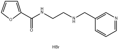 FURAN-2-CARBOXYLIC ACID (2-[(PYRIDIN-3-YLMETHYL)-AMINO]-ETHYL)-AMIDE DIHYDROBROMIDE 结构式