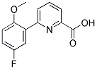 6-(5-FLUORO-2-METHOXYPHENYL)PYRIDINE-2-CARBOXYLIC ACID 结构式