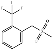 1-((甲基磺酰基)甲基)-2-(三氟甲基)苯 结构式