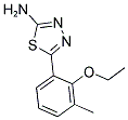 5-(2-ETHOXY-3-METHYL-PHENYL)-[1,3,4]THIADIAZOL-2-YLAMINE 结构式