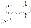 2-(2-TRIFLUOROMETHOXY-BENZYL)-PIPERAZINE 结构式