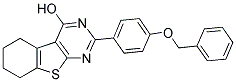 2-[4-(BENZYLOXY)PHENYL]-5,6,7,8-TETRAHYDRO[1]BENZOTHIENO[2,3-D]PYRIMIDIN-4-OL 结构式