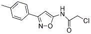 2-CHLORO-N-(3-P-TOLYLISOXAZOL-5-YL)ACETAMIDE 结构式