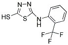 5-[[2-(TRIFLUOROMETHYL)PHENYL]AMINO]-1,3,4-THIADIAZOLE-2-THIOL 结构式