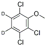 2,3,6-TRICHLOROANISOLE-4,5-D2 结构式