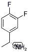 (R)-1-(3,4-DIFLUOROPHENYL)ETHANAMINE 结构式