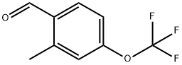 2-甲基-4-(三氟甲氧基)苯甲醛 结构式