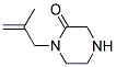 1-(2-METHYLPROP-2-EN-1-YL)PIPERAZIN-2-ONE 结构式