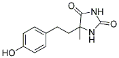 5-[2-(4-HYDROXYPHENYL)ETHYL]-5-METHYLIMIDAZOLIDINE-2,4-DIONE 结构式