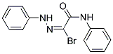 (1E)-2-Anilino-2-oxo-N-phenylethanehydrazonoyl bromide 结构式