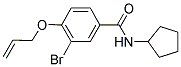 4-(ALLYLOXY)-3-BROMO-N-CYCLOPENTYLBENZAMIDE 结构式