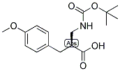 (S)-2-(TERT-BUTOXYCARBONYLAMINO-METHYL)-3-(4-METHOXY-PHENYL)-PROPIONIC ACID 结构式