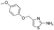 4-(4-METHOXY-PHENOXYMETHYL)-THIAZOL-2-YLAMINE 结构式