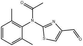 N-(2,6-DIMETHYLPHENYL)-N-(4-FORMYL-1,3-THIAZOL-2-YL)ACETAMIDE 结构式
