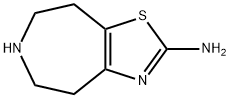 5,6,7,8-四氢-4H-噻唑- [4,5-D] ] - 氮杂卓-2-基胺 结构式