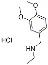 N-(3,4-DIMETHOXYBENZYL)-N-ETHYLAMINE HYDROCHLORIDE 结构式