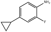 4-环丙基-2-氟苯胺 结构式