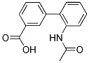 2'-(Acetylamino)[1,1'-biphenyl]-3-carboxylic acid 结构式