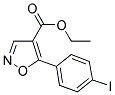 ETHYL-5-(4-IODOPHENYL)-ISOXAZOLE-4-CARBOXYLATE 结构式