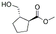 METHYL TRANS-2-HYDROXYMETHYLCYCLOPENTANE-1-CARBOXYLATE 结构式